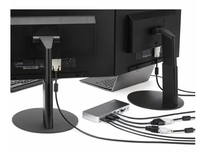 StarTech USB Type C Docking Station for Notebook - HDMI 2 , USB 4 , 60W - Black