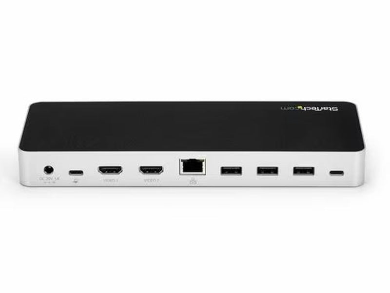 StarTech USB Type C Docking Station for Notebook - HDMI 2 , USB 4 , 60W - Black