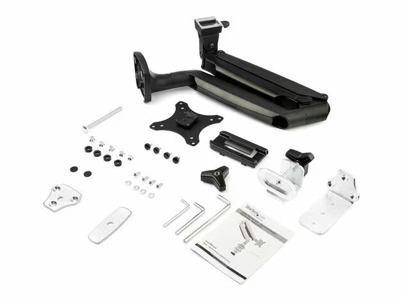 StarTech Desk Mount Monitor Arm, Heavy Duty Ergonomic VESA Monitor Arm Single 34" 19.8lb/9kg Display