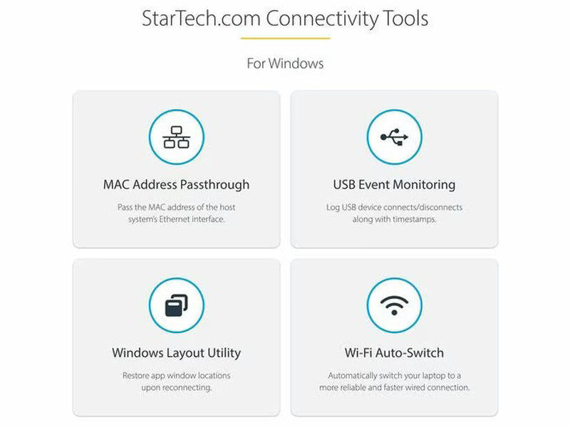 StarTech USB 3.0 Type C Docking Station for Notebook, Monitor - 100 W - 4 x USB Ports