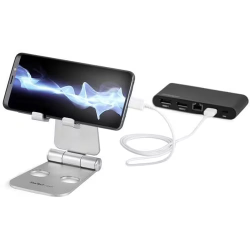 StarTech Phone and Tablet Stand - Foldable Universal Mobile Device Holder