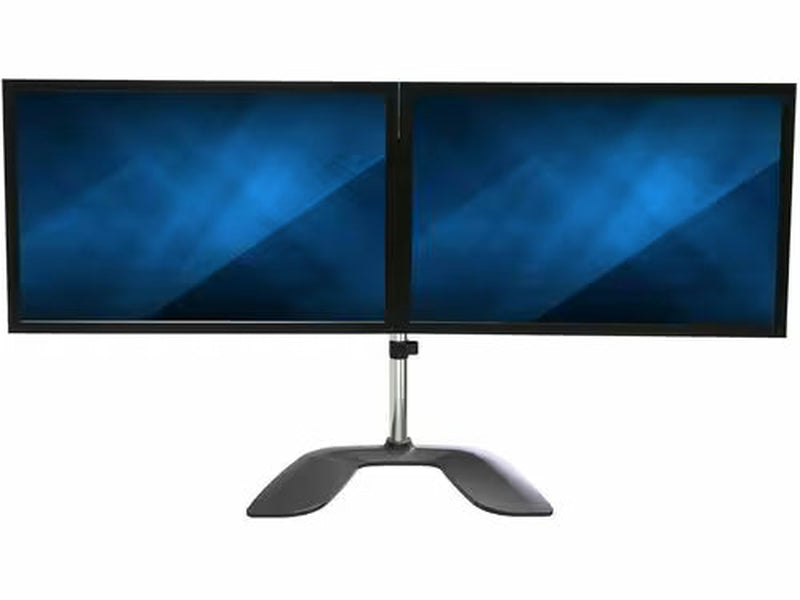 StarTech Dual Monitor Stand, Ergonomic Desktop Monitor Stand for up to 32" 17.6lb/8kg VESA Displays