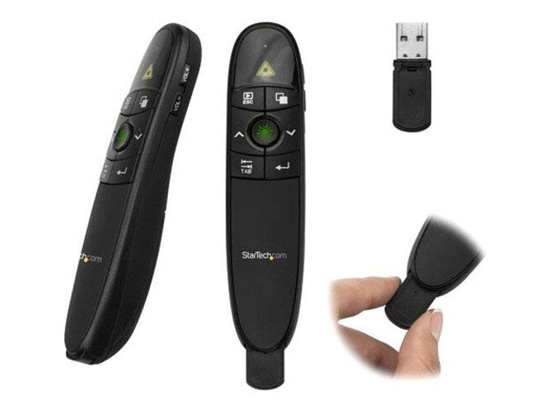 StarTech Wireless Presentation Remote with Green LaserPointer - 90 ft. 27 m
