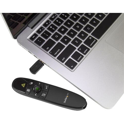 StarTech Wireless Presentation Remote with Green LaserPointer - 90 ft. (27 m)