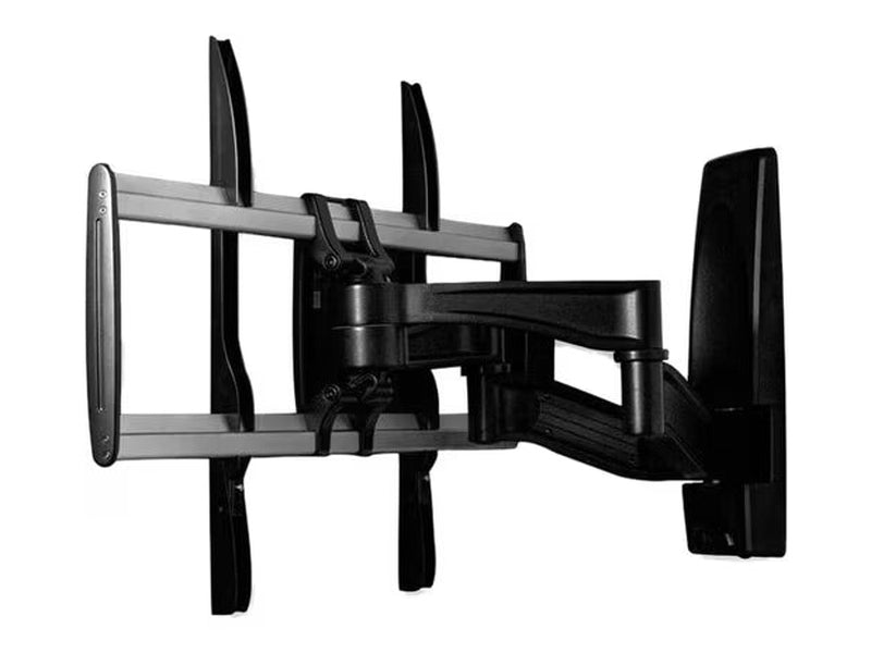 StarTech Full Motion TV Wall Mount for 32"-75" VESA Display, Heavy Duty Articulating Adjustable Large TV Wall Mount Bracket, Silver