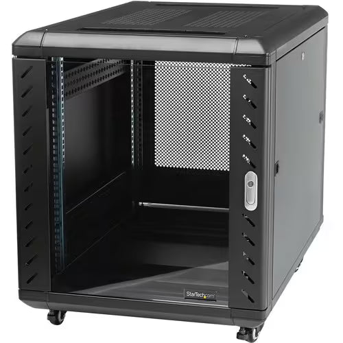 StarTech 15U Server Rack Cabinet - Includes Casters andLeveling feet - 32 in. Deep