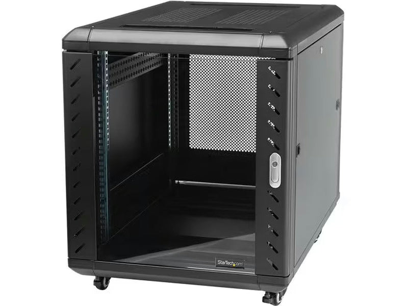 StarTech 15U Server Rack Cabinet - Includes Casters andLeveling feet - 32 in. Deep