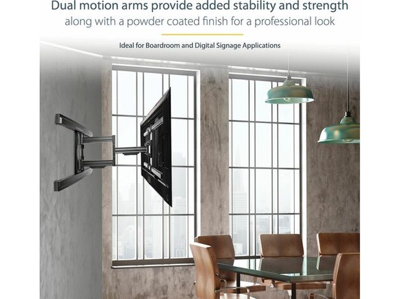 StarTech Full-Motion TV Wall Mount - Articulating Arm for up to 80" VESA Mount Displays