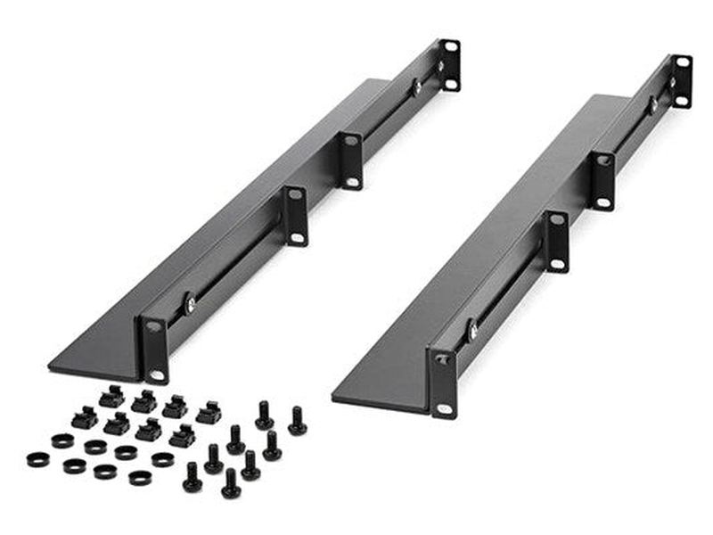 StarTech 1U 19" Server Rack Rails 24-36" Adjustable Depth, UPS Equipment Mounting Rack Mount Rail Kit