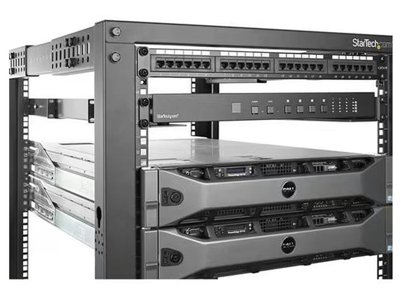 StarTech 1U 19" Server Rack Rails 24-36" Adjustable Depth, UPS Equipment Mounting Rack Mount Rail Kit