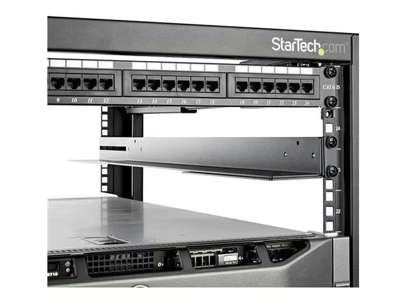 StarTech 1U 19" Server Rack Rails 24-36" Adjustable Depth, UPS Equipment Mounting Rack Mount Rail Kit
