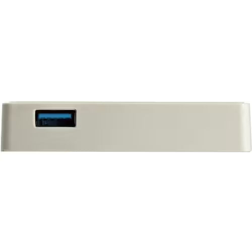 StarTech USB-C Ethernet Adapter with Extra USB 3.0 Port -White