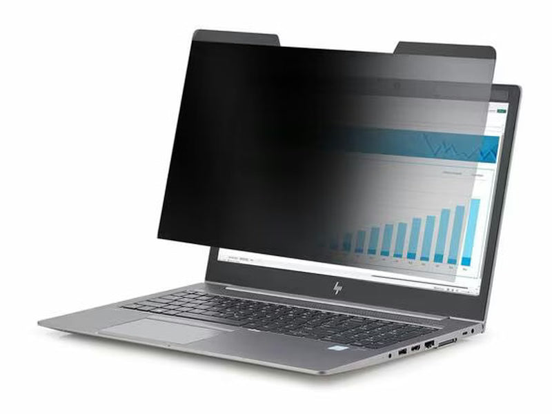 StarTech Laptop Privacy Screen for 15.6" Notebook - Removable Magnetic Laptop Security Filter - Blue Light Reducing