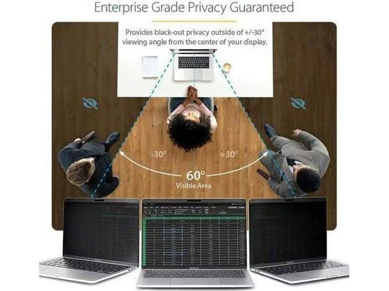 StarTech Laptop Privacy Screen for 13 inch MacBook Pro &amp; MacBook Air - 16:10 Aspect Ratio -Magnetic