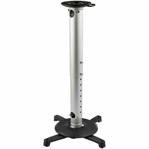StarTech Universal Ceiling Projector Mount- Height Adjustable Hanging Pole Mount 5"-22.7" from Ceiling - 33lb (15kg)