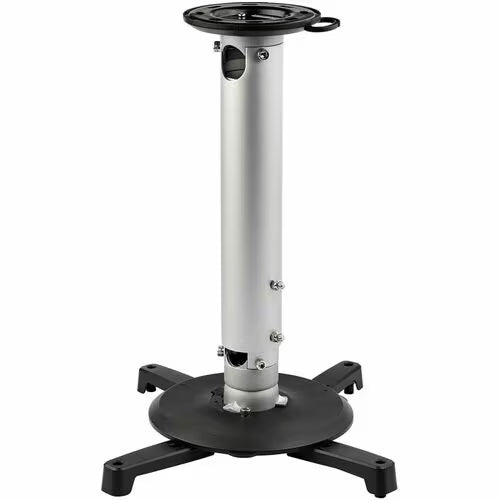 StarTech Universal Ceiling Projector Mount- Height Adjustable Hanging Pole Mount 5"-22.7" from Ceiling - 33lb (15kg)