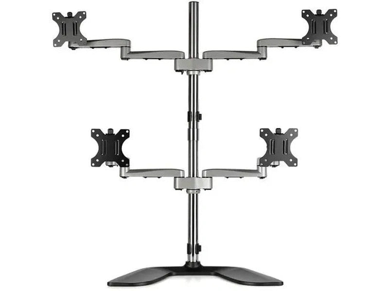 StarTech Quad Monitor Stand, Desktop VESA 4 Monitor Arm up to 32" 17.6lb/8kg Screens