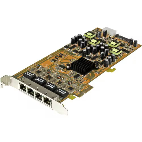 StarTech 4 Port Gigabit Power over Ethernet PCIe NetworkCard