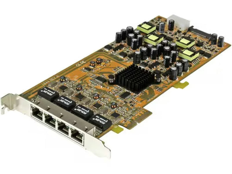 StarTech 4 Port Gigabit Power over Ethernet PCIe NetworkCard