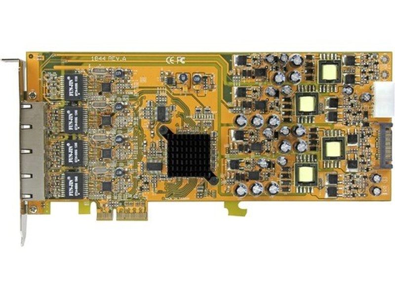 StarTech 4 Port Gigabit Power over Ethernet PCIe NetworkCard
