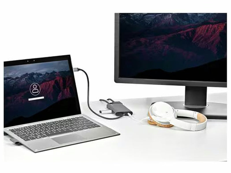 StarTech USB C Multiport Adapter - USB-C Mini Travel Dock w/ 4K HDMI or 1080p VGA