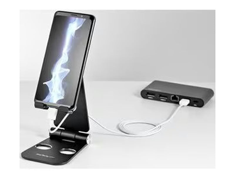 StarTech Phone and Tablet Stand - Foldable Universal Mobile Device Holder