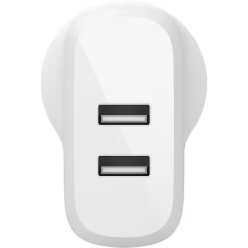 Belkin BOOST↑CHARGE 24W AC Adapter 1 Pack For Smartphone, Tablet PC, Power Bank, Mobile Device 4.80A - White