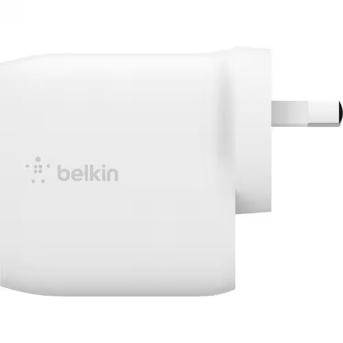 Belkin BOOST↑CHARGE 24W AC Adapter For Smartphone, Tablet PC, Power Bank, iPad Pro 4.80 A - White