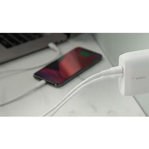 Belkin BOOST↑CHARGE 24W AC Adapter For Smartphone, Tablet PC, Power Bank 4.80A - White