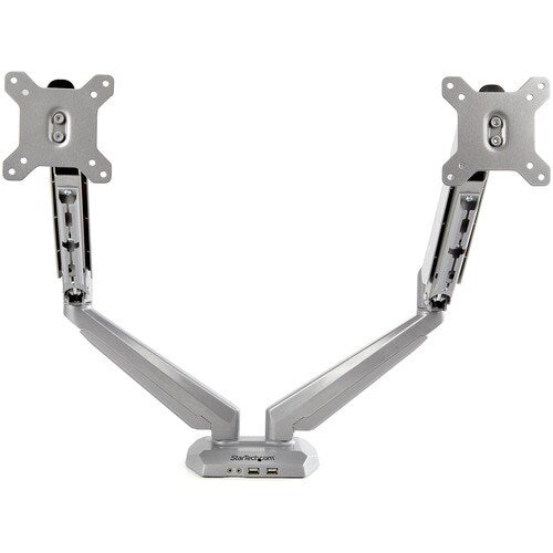 StarTech Desk Mount Dual Monitor Arm with USB & 3.5mm Audio
