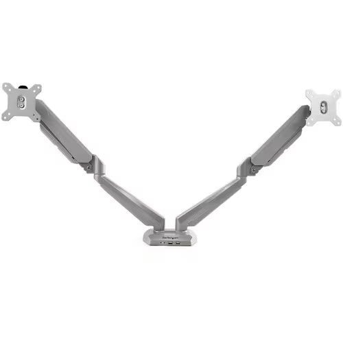 StarTech Desk Mount Dual Monitor Arm with USB & 3.5mm Audio