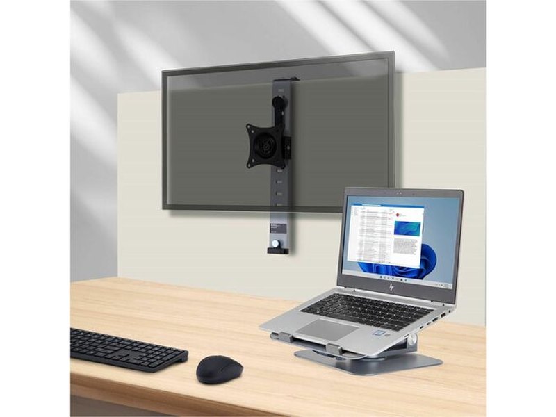 StarTech Cubicle Monitor Mount, Office Cubicle Wall Single 34" 17.6lb/8kg VESA Monitor Hanger