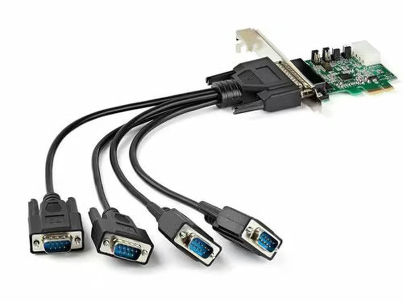 StarTech Multiport Serial Adapter, PCI Express 1.1 - 4 x DB-9 RS-232