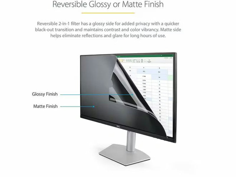 StarTech Monitor Privacy Screen for 34 inch Ultrawide Display, 21:9 Widescreen Computer Screen Security Filter, Blue Light Reducing