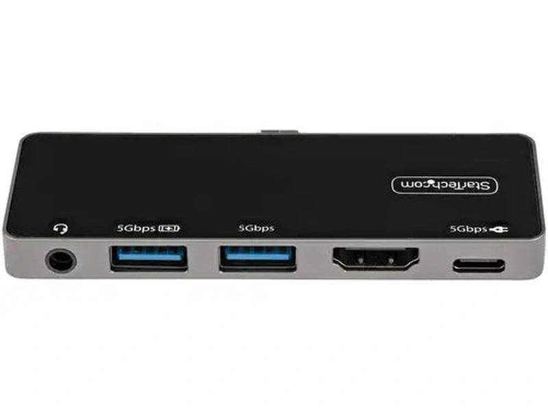 StarTech USB C Multiport Adapter, USB-C to 4K 60Hz HDMI, 100W PD, 3xUSB, Audio, USB-C Mini Dock