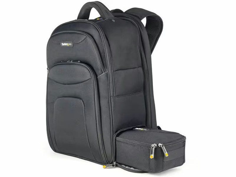 StarTech 17.3" Laptop Backpack w/ Removable Accessory Case, Professional IT Tech Backpack for Work/Travel/Commute