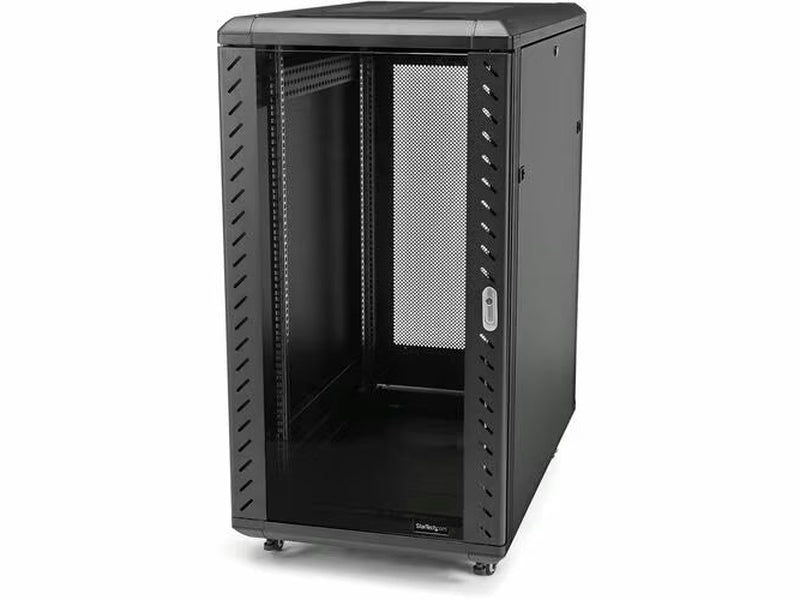 StarTech 18U Server Rack Cabinet, 19" Data Rack Cabinet for Computer / IT Equipment, Home Network Rack, Half Height Server Rack