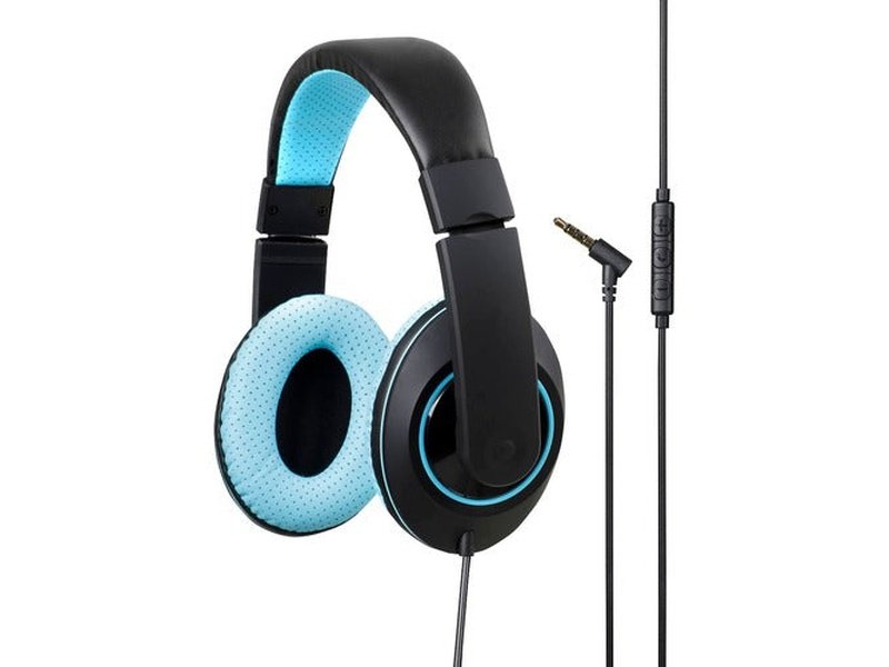 Kensington Wired Over-the-head Stereo Headset - Blue - Binaural - Ear-cup - 120 cm Cable - Mini-phone 3.5mm