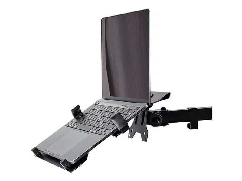 StarTech Adjustable Monitor Arm Laptop Tray, Secures Notebooks up to 4.5kg 9.9lb , 75x75 & 100x100