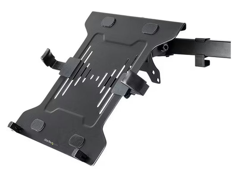 StarTech Adjustable Monitor Arm Laptop Tray, Secures Notebooks up to 4.5kg 9.9lb , 75x75 & 100x100