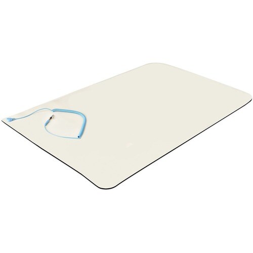 StarTech 23x47in Anti Static Mat, ESD Mat for Electronics Repair on Table or Desk, Flexible Work Pad, Detachable Grounding Wire