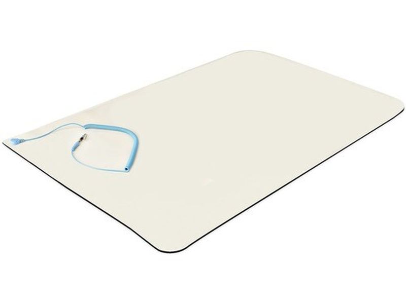 StarTech 23x47in Anti Static Mat, ESD Mat for Electronics Repair on Table or Desk, Flexible Work Pad, Detachable Grounding Wire