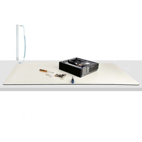 StarTech 23x47in Anti Static Mat, ESD Mat for Electronics Repair on Table or Desk, Flexible Work Pad, Detachable Grounding Wire