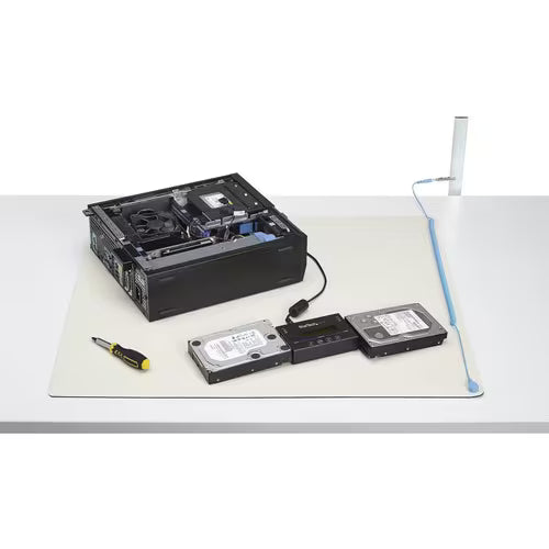 StarTech 11x18in Anti Static Mat, ESD Mat for Electronics Repair on Tables or Desks