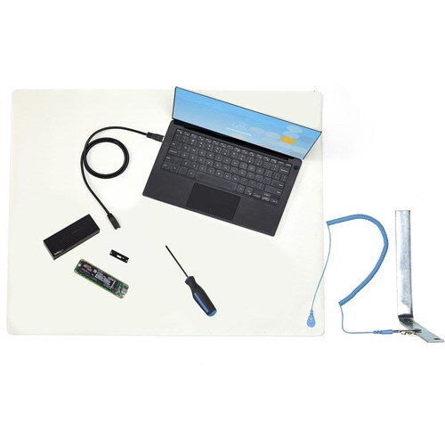 StarTech 11x18in Anti Static Mat, ESD Mat for Electronics Repair on Tables or Desks