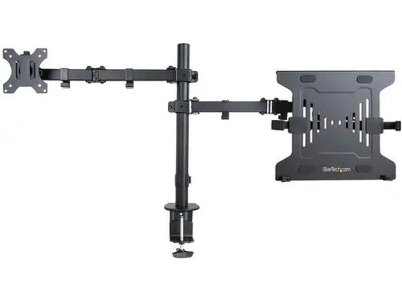 StarTech Monitor Arm with VESA Laptop Tray, For a Laptop & Single Display up to 32" 17.6lb/8kg