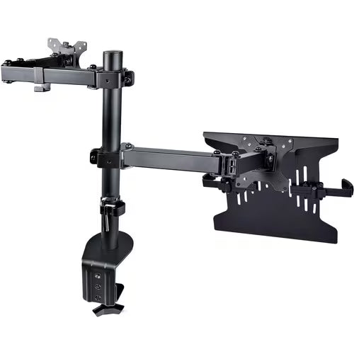StarTech Monitor Arm with VESA Laptop Tray, For a Laptop & Single Display up to 32" 17.6lb/8kg