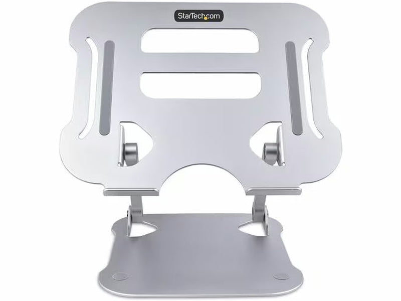 StarTech Laptop Stand for Desk, Ergonomic Laptop Stand Adjustable Height, Aluminum, Up to 22lb/10kg