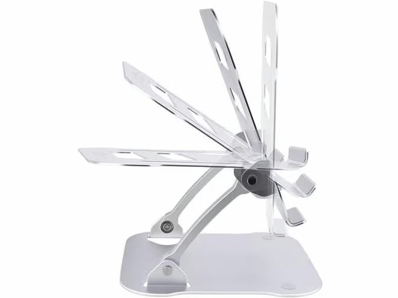 StarTech Laptop Stand for Desk, Ergonomic Laptop Stand Adjustable Height, Aluminum, Up to 22lb/10kg