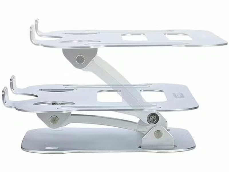 StarTech Laptop Stand for Desk, Ergonomic Laptop Stand Adjustable Height, Aluminum, Up to 22lb/10kg